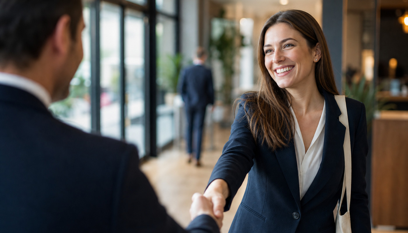 Le geste qui transforme une première prise de contact professionnelle