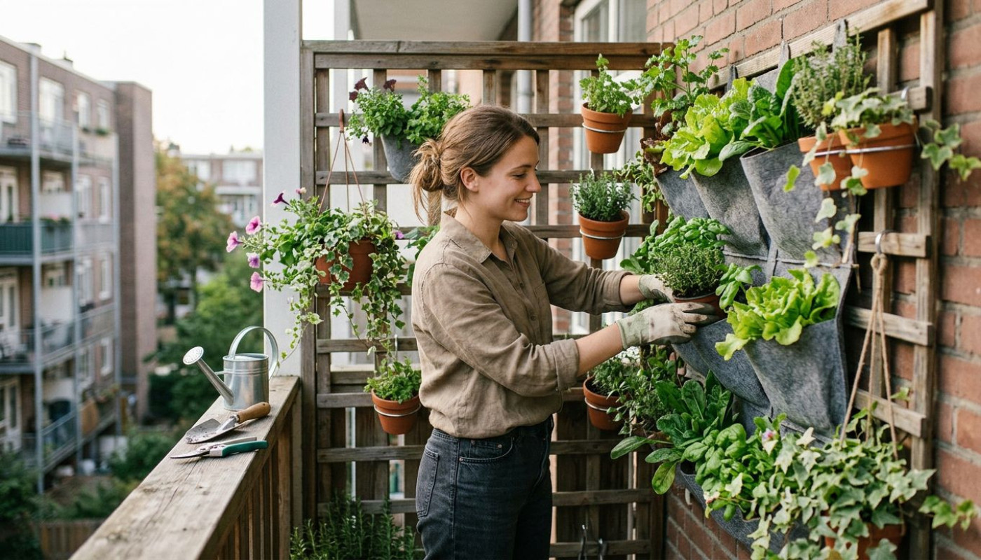 Les bases de la conception d'un jardin vertical pour petits espaces